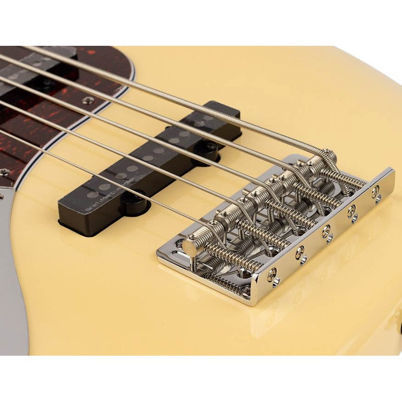 Sire V5 A5L/VWH Marcus Miller Linkshandige 5-snarige Basgitaar Vintage White