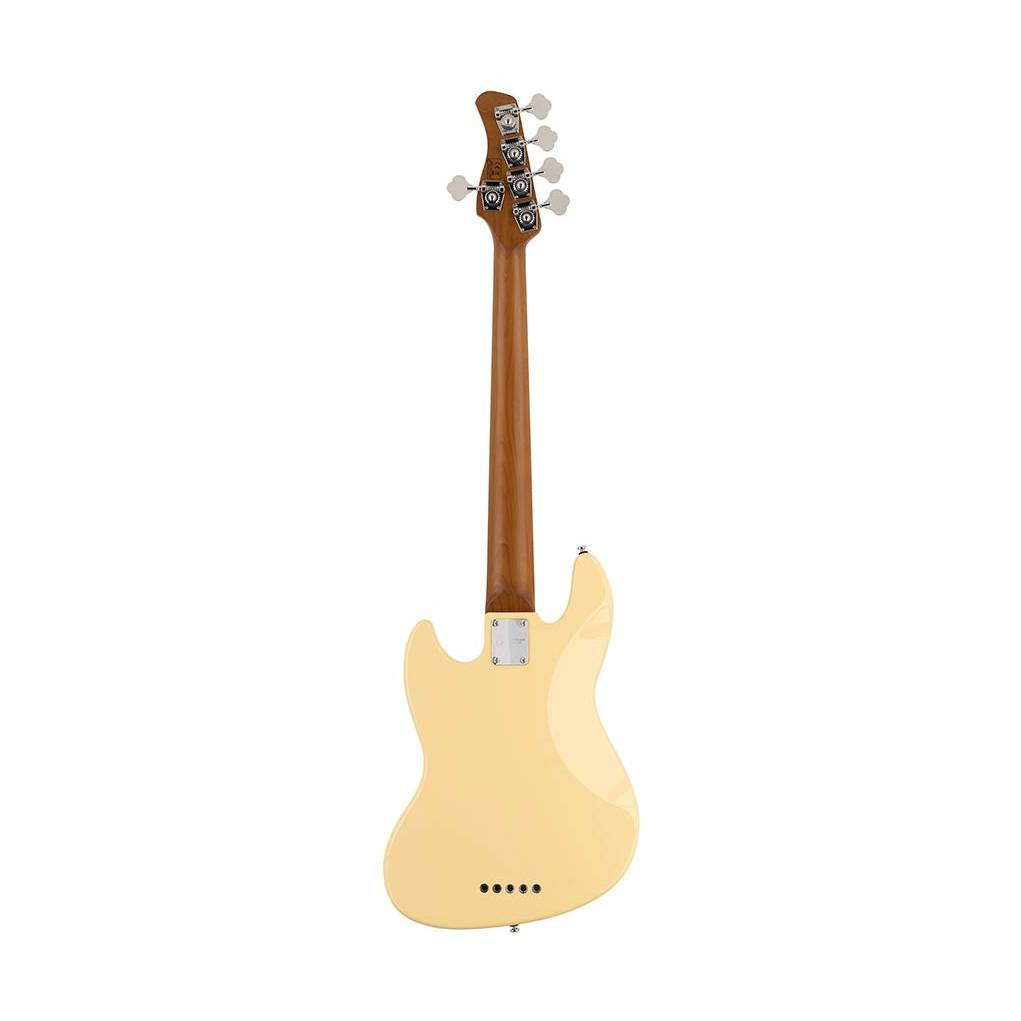 Sire V5 A5F/VWH Marcus Miller Fretless 5-snarige Basgitaar Vintage White
