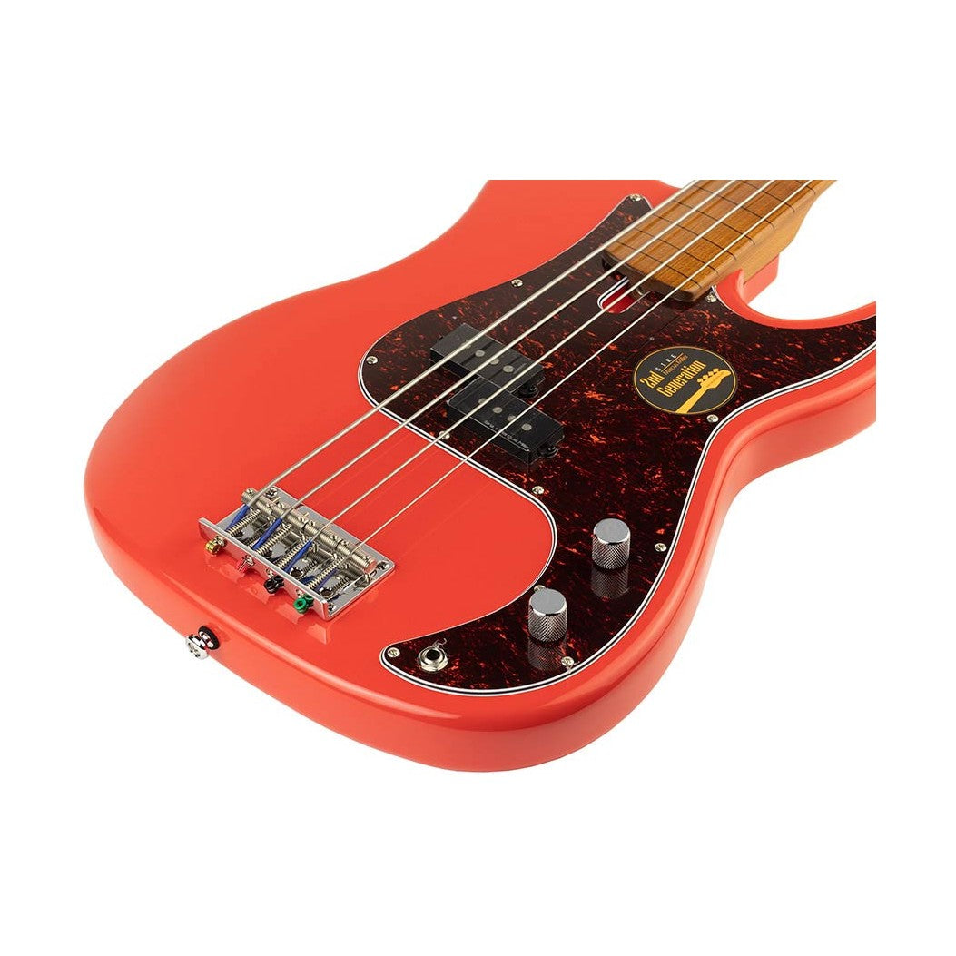 Sire P5 A4F/DRD Marcus Miller fretless basgitaar 4-snarig passief elzen dakota red