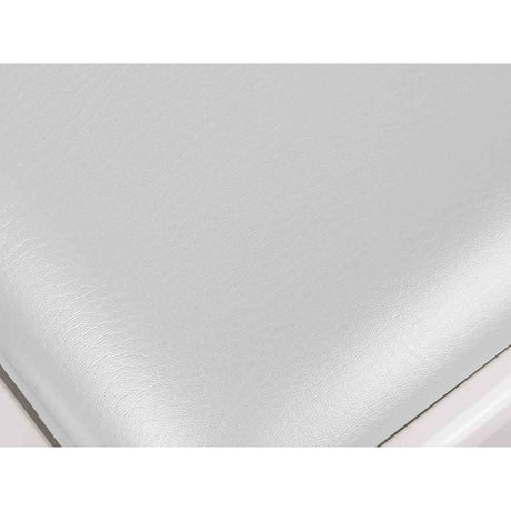 Boston PB1/3045 pianobank – verstelbare zitting, hoogglans wit met witte skai bekleding