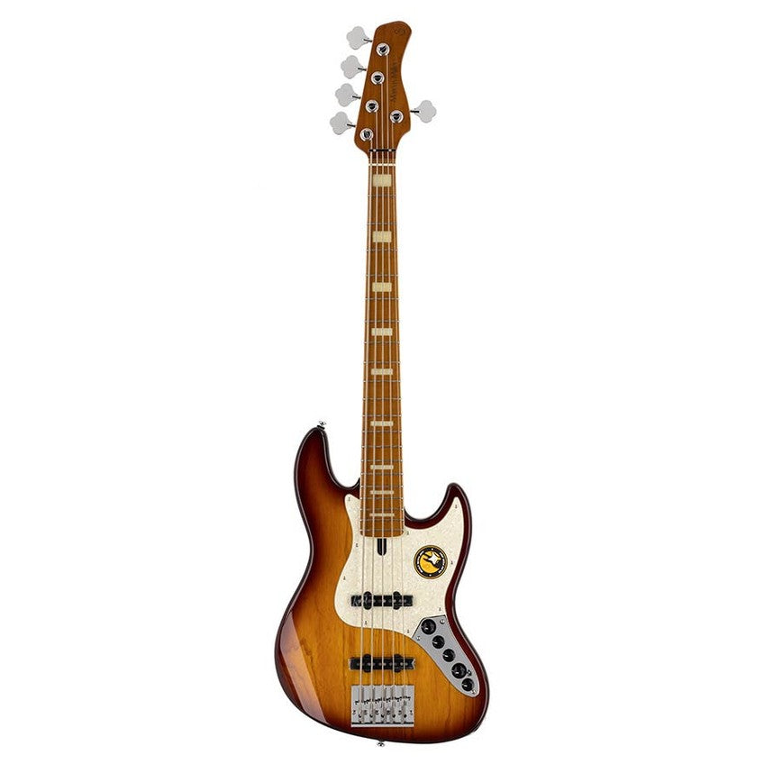 Sire V8 S5/TS Marcus Miller swamp ash 5-snarige actieve basgitaar Tobacco Sunburst