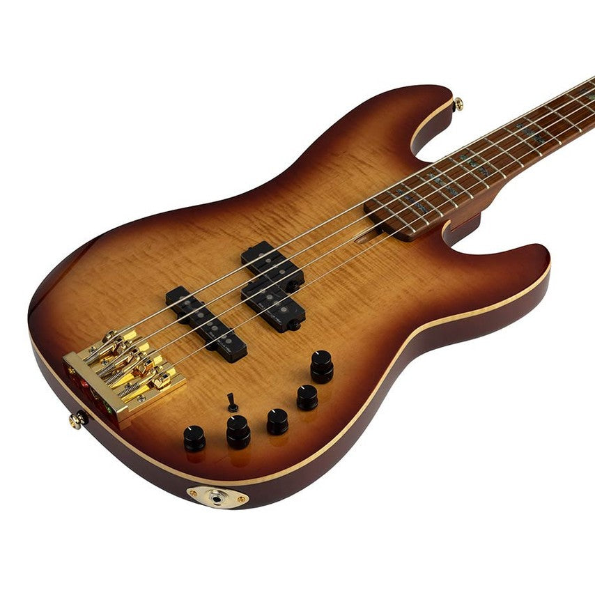 Sire P10 DX4/TS Marcus Miller 4-snarige actieve basgitaar Tobacco Sunburst