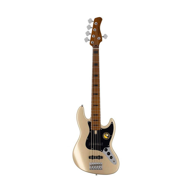 Sire V5 A5/CGM Marcus Miller 5-snarige Basgitaar Champagne Gold Metallic