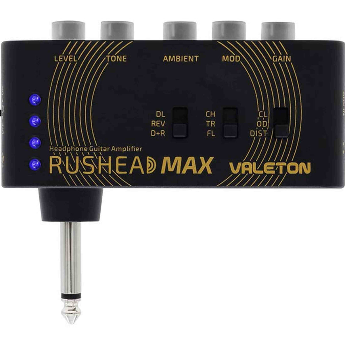Valeton RH-100 Rechargeable Guitar Headphone Amplifier with Drive, Eff ...