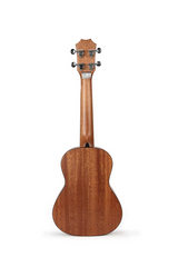 TOM 200 Concert Ukulele Massief Mahonie met Rosewood en Luxe Hoes