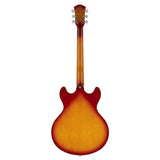 Sire Guitars H7VL/CS Linkshandige elektrische archtop gitaar met P90s cherry sunburst