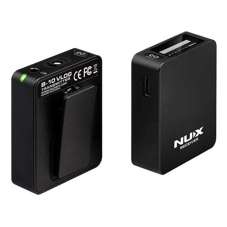 NUX B-10 VLOG 2.4GHz Draadloos Vlog Systeem met Microfoon en Ontvanger