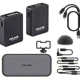 NUX B-10 VLOG 2.4GHz Draadloos Vlog Systeem met Microfoon en Ontvanger