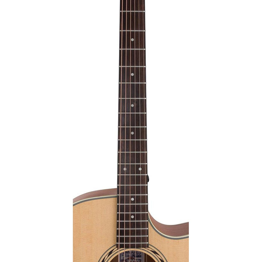 Bromo BAA2CE Appalachian Series auditorium naturel semi akoestische western gitaar
