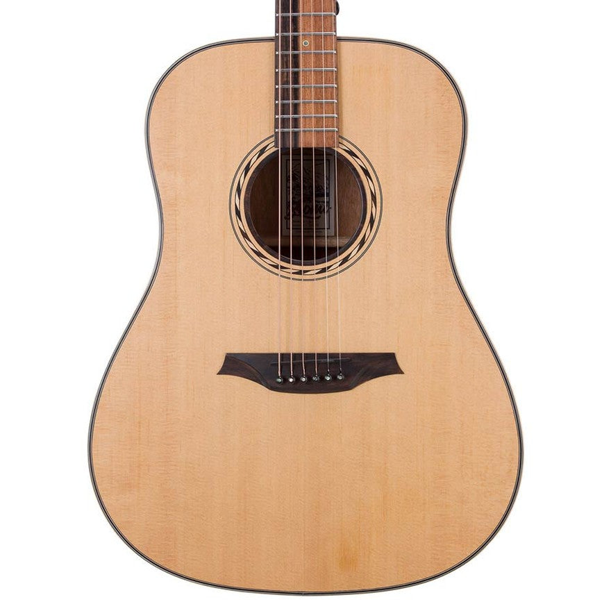 Bromo BAT1 Tahoma Series dreadnought naturel akoestische western gitaar