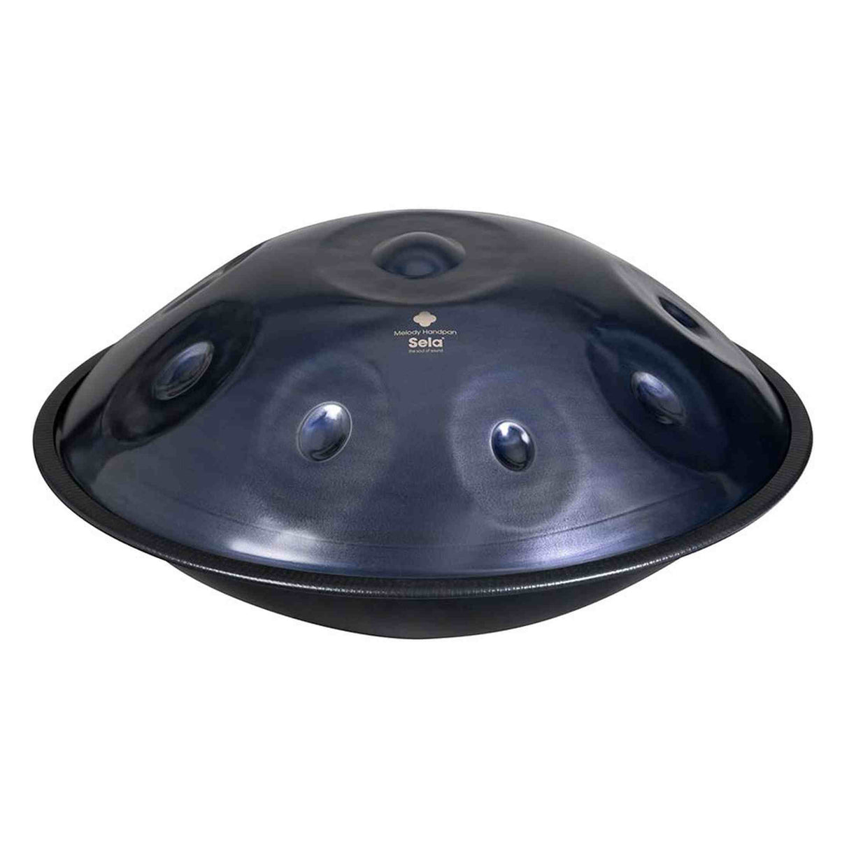 Sela SE 220 Nitrided Steel Handpan D Kurd 440 Hz donkerblauw met gevoerde draagtas