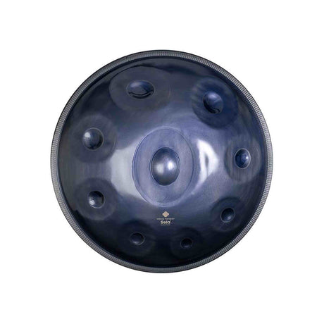 Sela SE 220 Nitrided Steel Handpan D Kurd 440 Hz donkerblauw met gevoerde draagtas