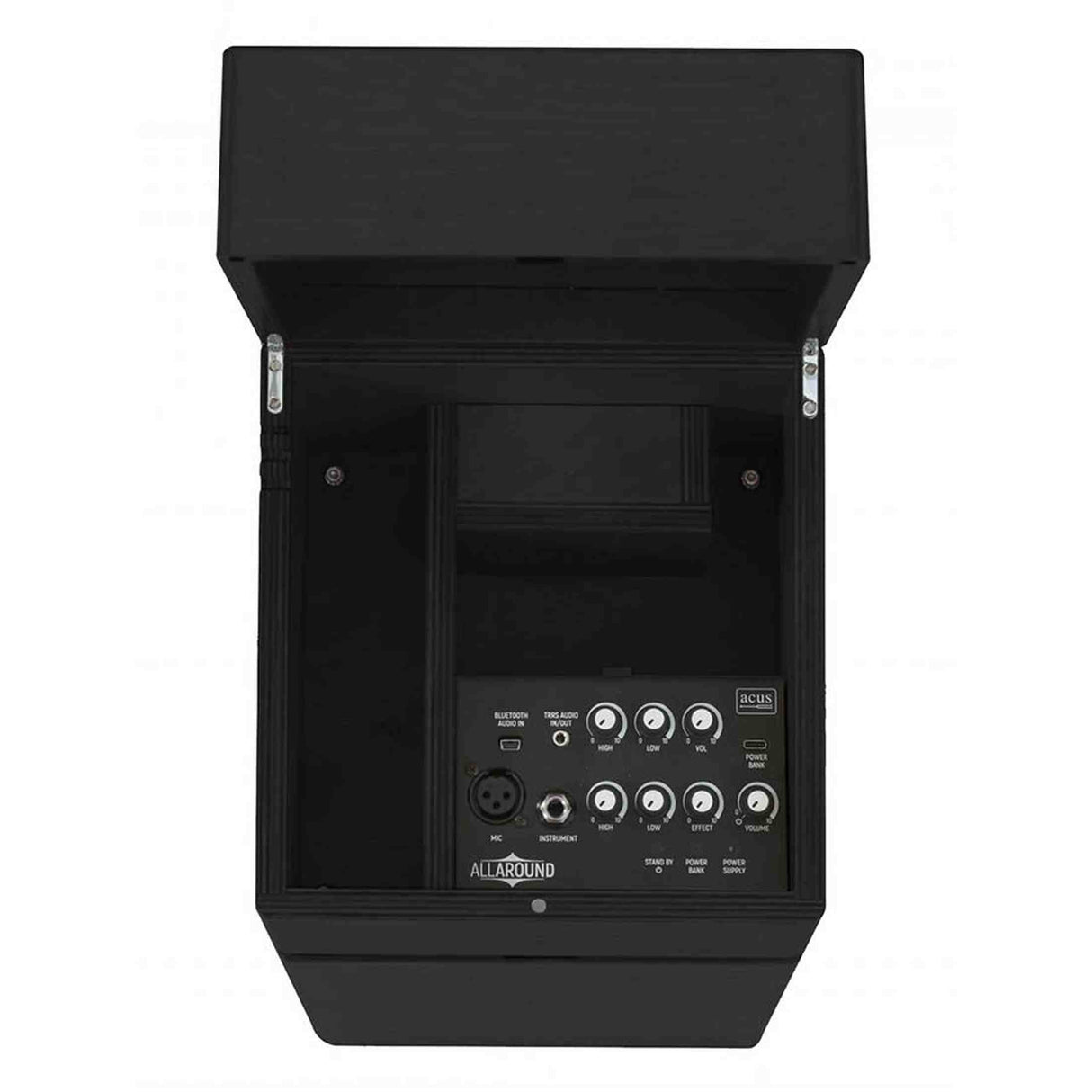 Acus ALLA8 BK akoestische instrumentenversterker 50W 6.5” speaker bluetooth zwart