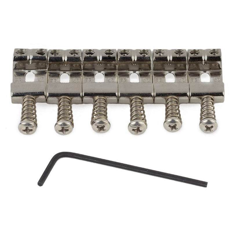 Highwood HG108-NIR/6 Contoured Vintage S-Style Brugzadels 10,8 mm – Nickel Relic Set van 36