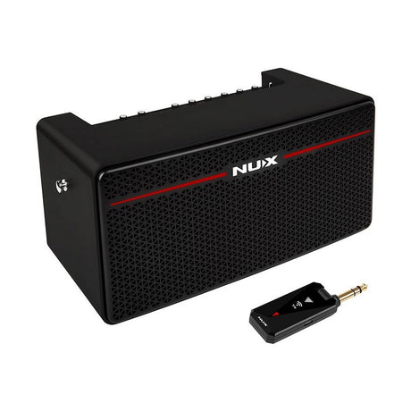 NUX MIGHTY-SPACE Draadloze Gitaarversterker – 30W, Modeling, FX, BT, Oplaadbaar + Voetschakelaar & Zender