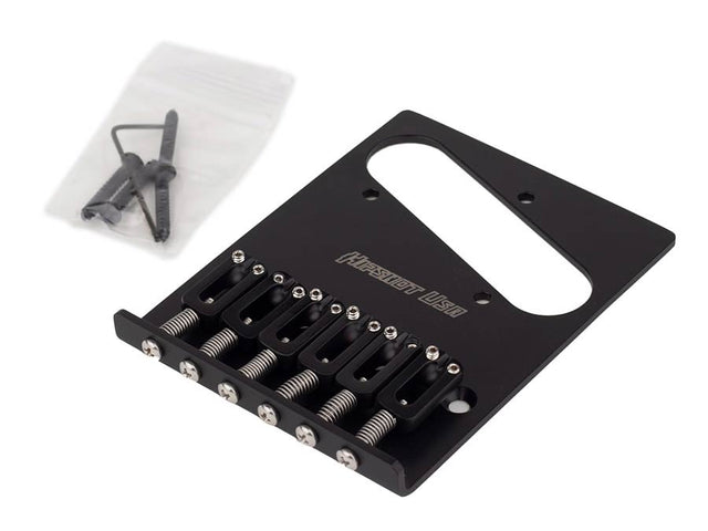 Hipshot HS4410046B Telecaster Retrofit Brug – 6 Zadels Zwart