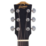 Bromo BAB1 Blanc Series naturel akoestische western gitaar