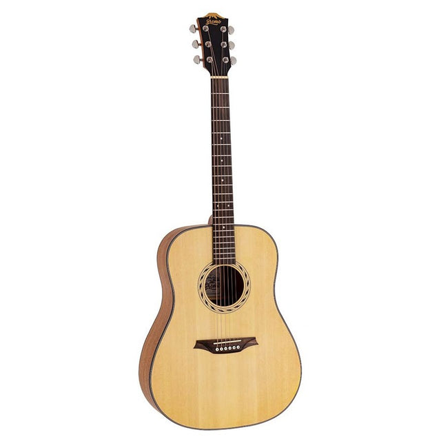 Bromo BAB1 Blanc Series naturel akoestische western gitaar