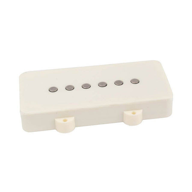 Roswell RP-JMNADWH vintage enkele spoel JM pickup, Alnico 5 staven, hals, verouderd wit