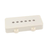 Roswell RP-JMBADWH vintage enkele spoel JM pickup, Alnico 5 staven, brug, verouderd wit