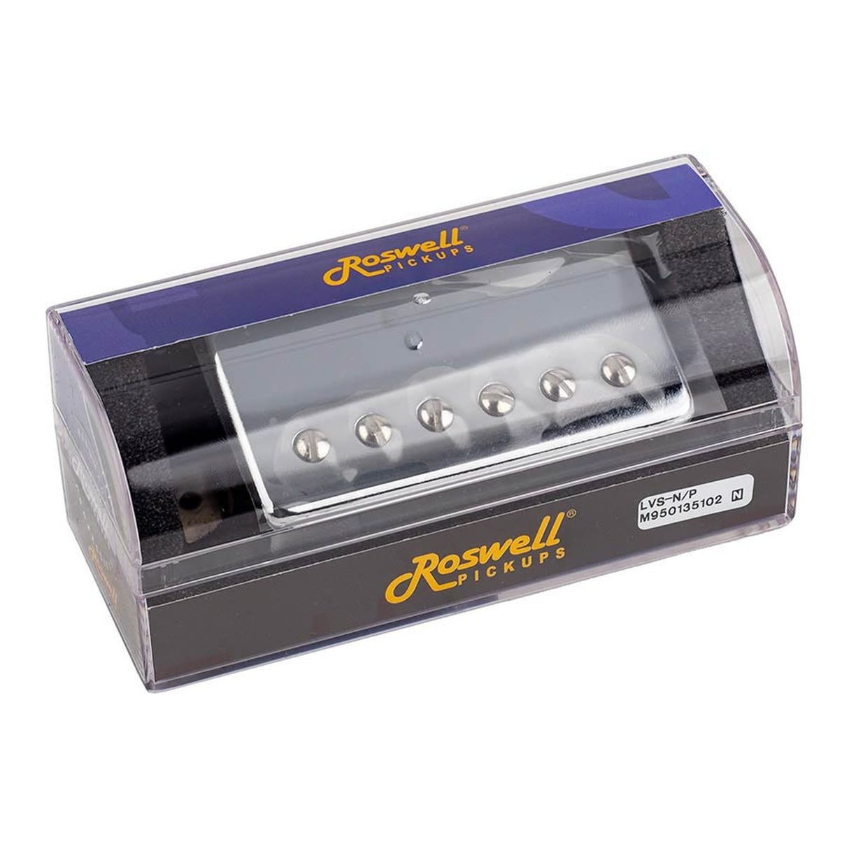 Roswell RP-LVSN vintage PAF humbucker pickup, Alnico 2 balken, hals, nikkel