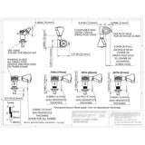 Hipshot HS6K1GN0NST guitar tuner upgrade kit, 6 in line classic, open nickel staggered