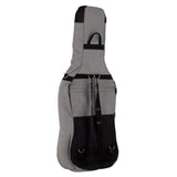 Boston CT-118-GR cello bag 1/8, light grey, 19 mm. padded, 2 straps, various pockets
