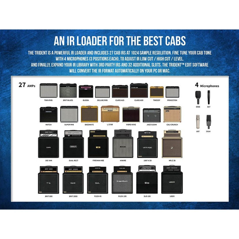 NUX Trident NME-5 Modeling Gitaarprocessor