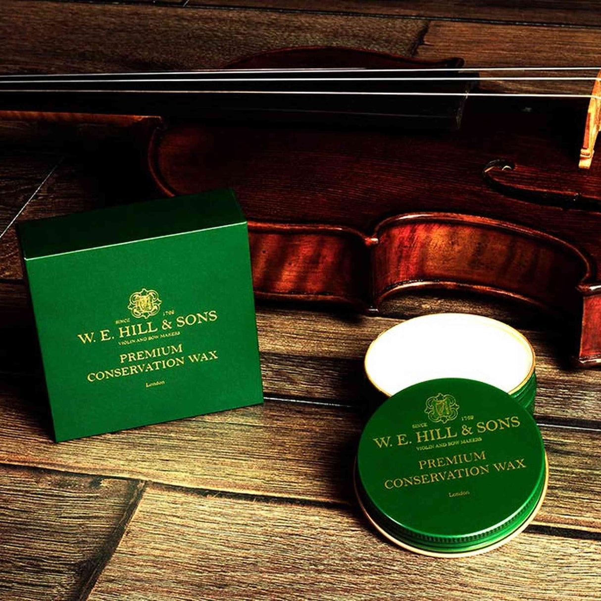 W.E. Hill & Sons HCW-1789M – premium wax voor onderhoud van strijkinstrumenten 50 ml