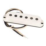 Lollar 10-203-111-14 Single Coil Pickup - "Vintage Blonde hals", flat poles, parchment