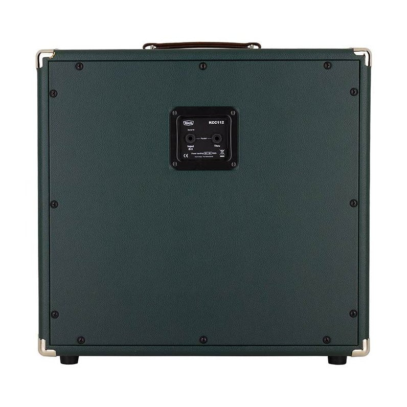 Koch KCC112/GS60 Speaker Cabinet – 1x12" 60W Gitaarcabinet in Groen met Zilveren Speakerdoek