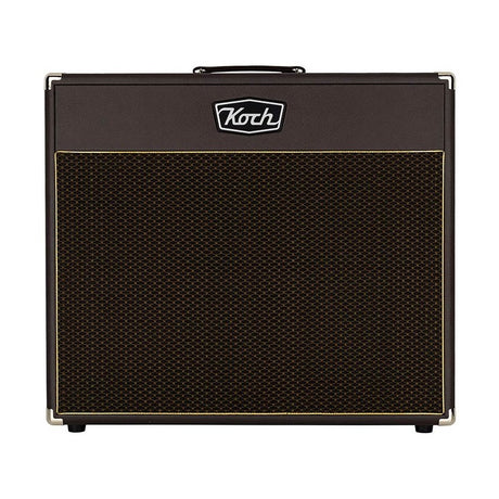Koch KSC212OB/BR120 Speaker Cabinet – 2x12" 120W Open Back Gitaarcabinet in Bruin met Bruin Speakerdoek