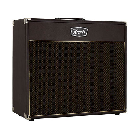 Koch KSC212OB/BR120 Speaker Cabinet – 2x12" 120W Open Back Gitaarcabinet in Bruin met Bruin Speakerdoek