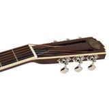 Royall TMP14CSC/NI Tampa Cut SC Tricone Resonator 14-Fret – Bell Brass, Nickel, Lipstick PU, Softcase