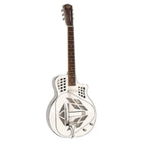 Royall TMP14CSC/NI Tampa Cut SC Tricone Resonator 14-Fret – Bell Brass, Nickel, Lipstick PU, Softcase