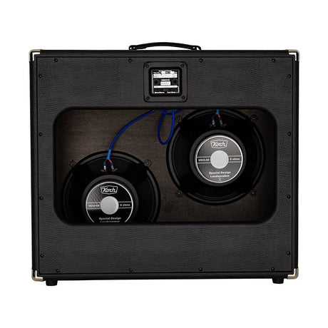 Koch KSC212OB/BS120 Speaker Cabinet – 2x12" 120W Open Back Gitaarcabinet met Zilver Speakerdoek