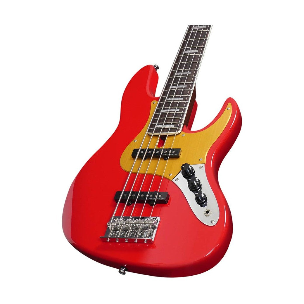 Sire V5.24 A5/DRD Marcus Miller 24-fret Passieve 5-snarige Basgitaar Dakota Red
