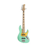 Sire V5.24 A5/MLG Marcus Miller 24-fret Passieve 5-snarige Basgitaar Mild Green
