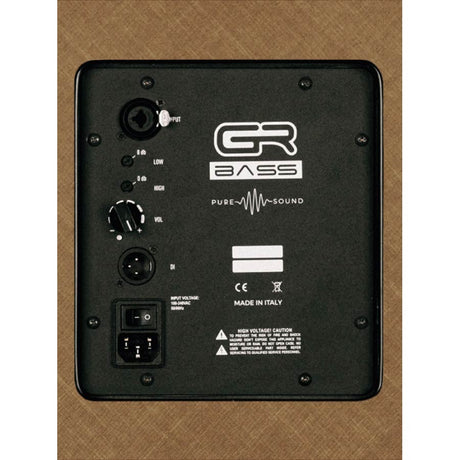 GR Bass NF110-350AC NF Series 1x10" 350W Actieve Speaker Cabinet – Natural Fiber