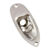 Allparts AP0610001 jackplate for Strat, with mounting screws, nickel