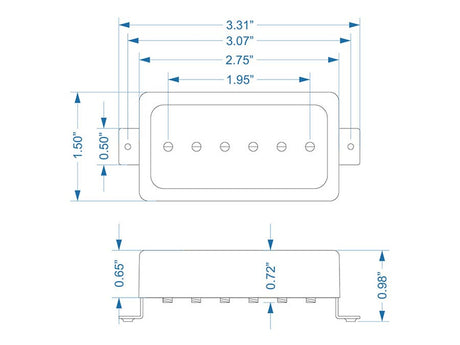 Lollar 10304-111121 Novel 90 Single Coil – Halspositie Zwart Mat