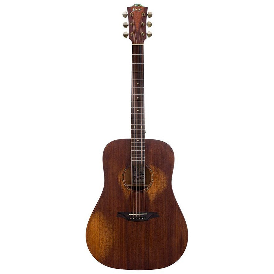 Bromo BAR1HM Rocky Mountain Series dreadnought mahonie akoestische western gitaar