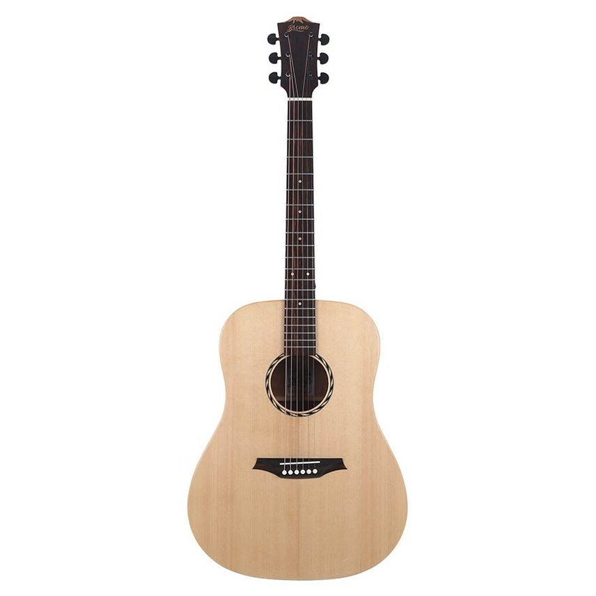 Bromo BAT1N Tahoma Series dreadnought naturel akoestische western gitaar