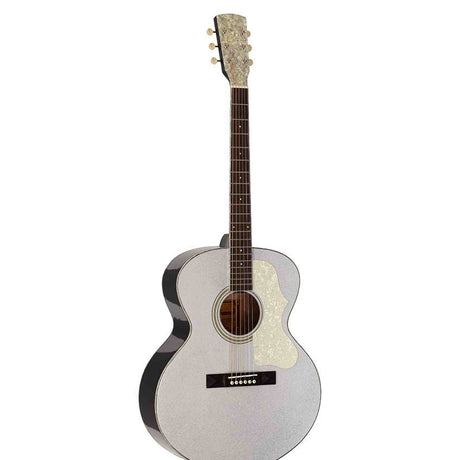 Richwood HSJ-55-GS Heritage Series Jumbo massief sparren bovenblad zilver metallic