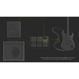 NUX B-8 professioneel 2.4ghz draadloos systeem universeel voor instrumenten