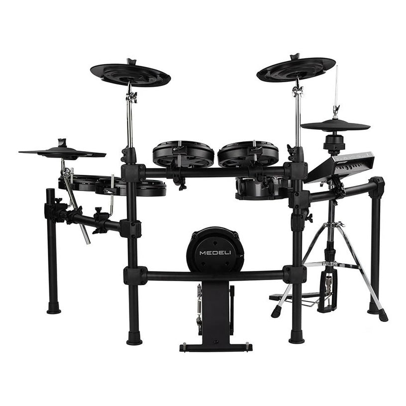 Medeli MZ725 Elektrisch Drumstel – All Mesh Head met Dubbele Crash en Floortom