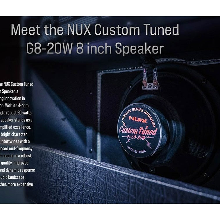 NUX MIGHTY-20MK2 20 watt Mighty Series gitaarversterker met DSP, Looper, Tuner, Amp modeling