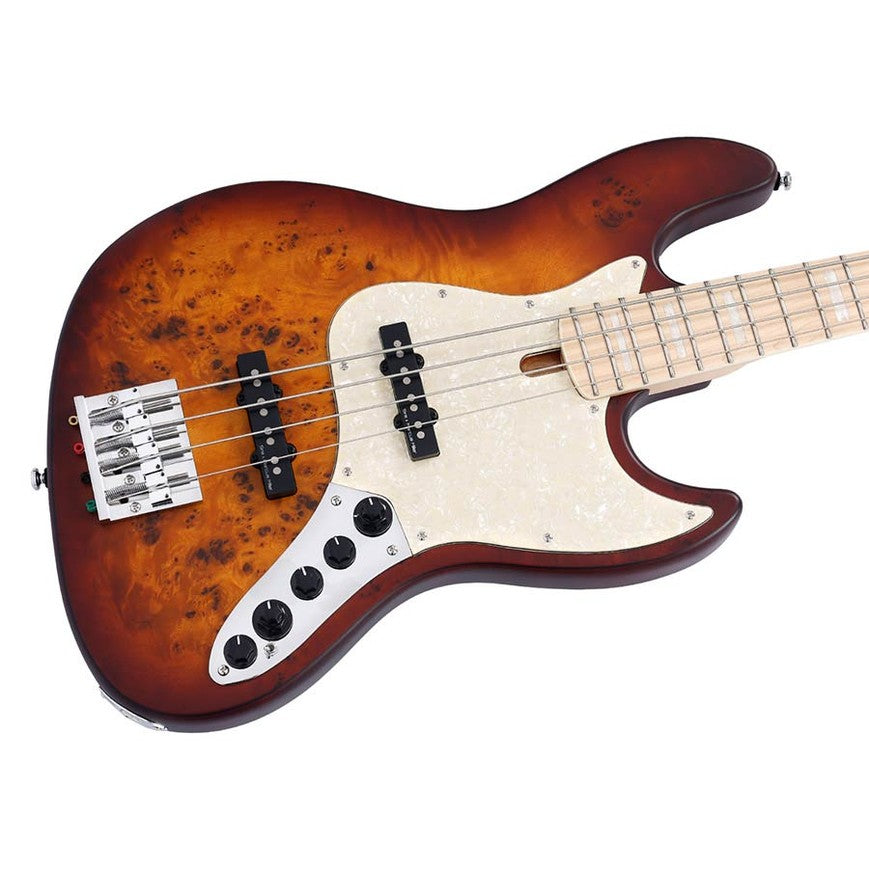 Sire V7 SR4/TSS Marcus Miller Reissue swamp ash 4-snarige actieve basgitaar Tobacco Sunburst Satin