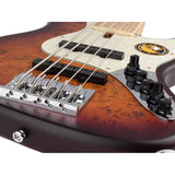 Sire V7 SR5/TSS Marcus Miller Reissue swamp ash 5-snarige actieve basgitaar Tobacco Sunburst Satin