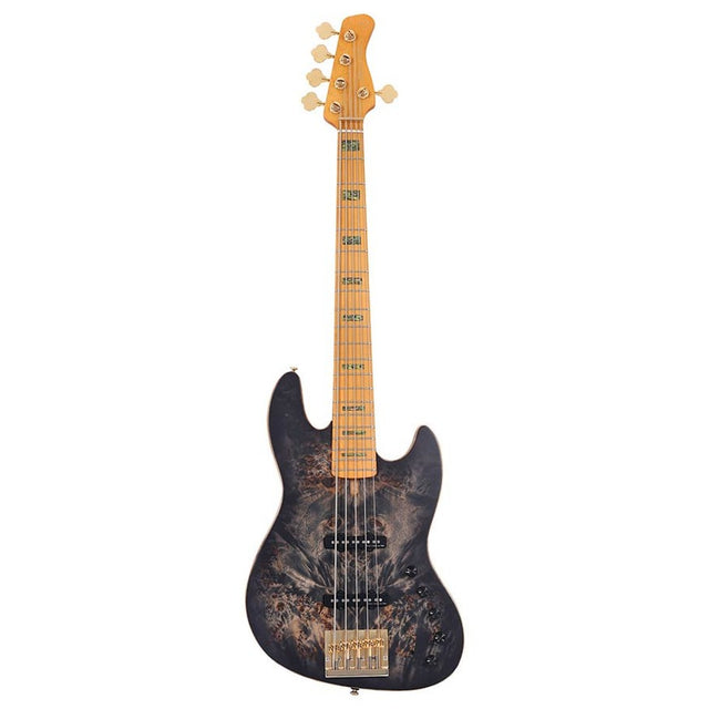Sire V10 5/TBKS Marcus Miller 5-snarige actieve basgitaar Transparent Black Satin